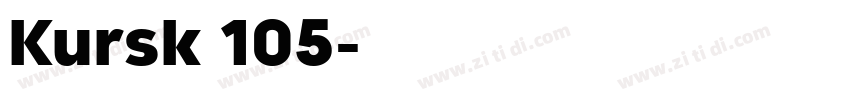 Kursk 105字体转换
